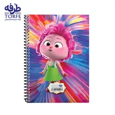 دفتر فنردار 50 برگ مجلد - طرح ببعی 3  