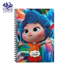 دفتر نقاشی فنردار 50 برگ ایندربرد  -  طرح ببعی 1