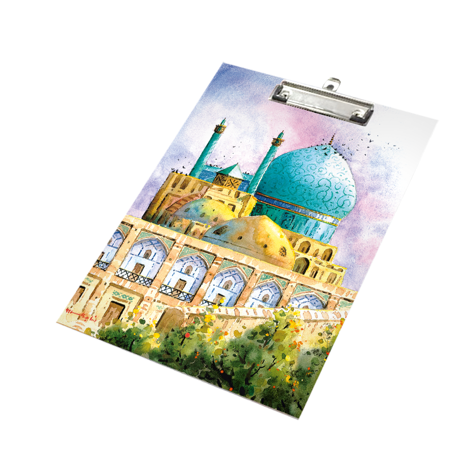 تخته شاسی سایزA4 طرح مسجد امام 1